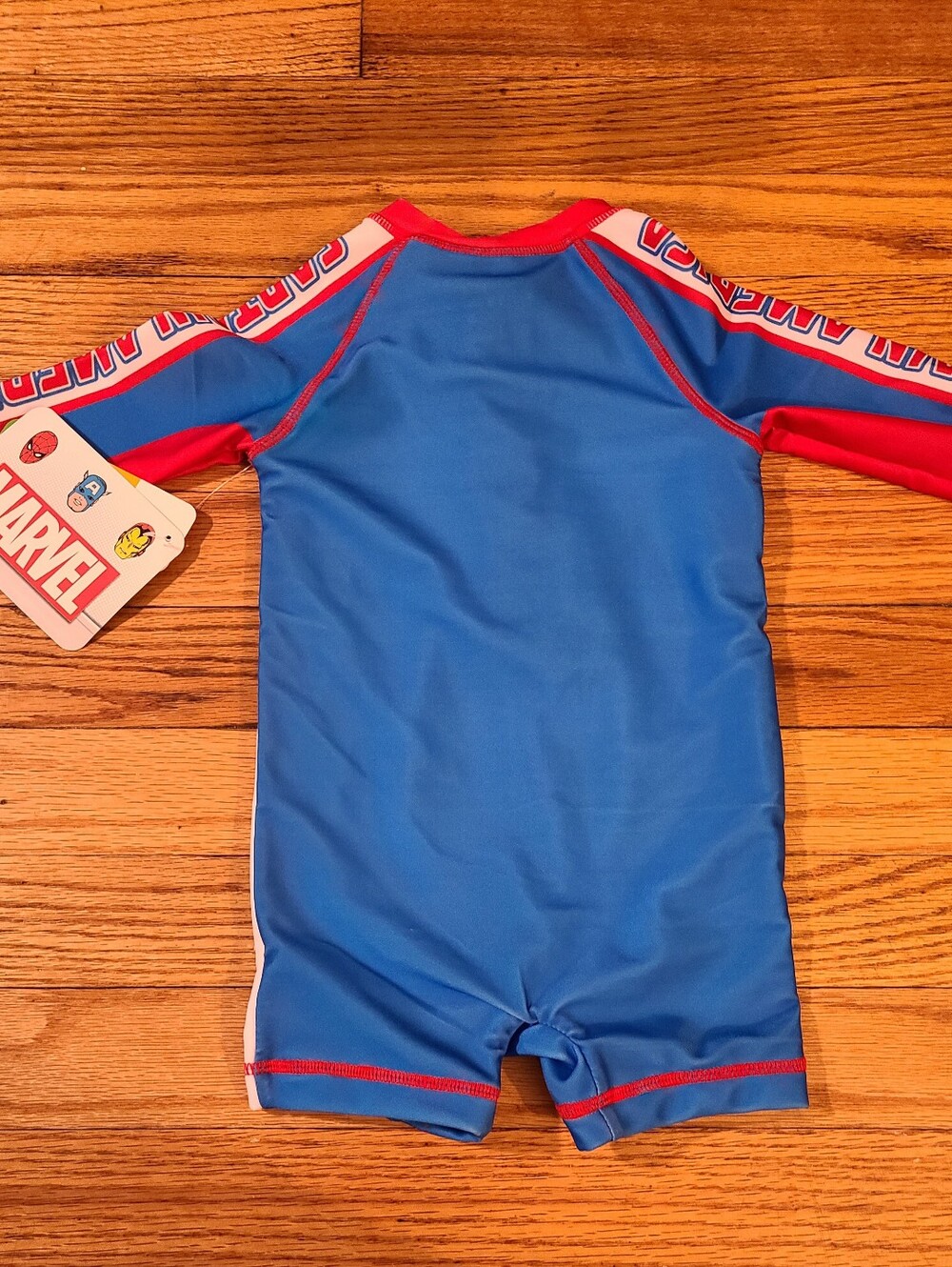 Marvel Captain America Rash Guard For Baby Boy - Picture 2 of 7